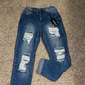 Ripped Mom Jeans